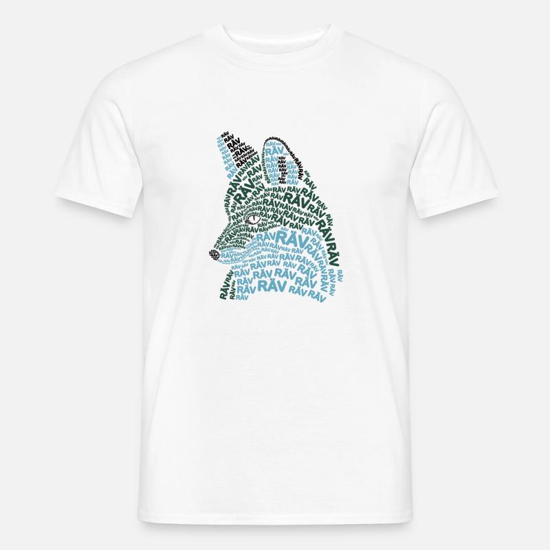 Foxletters - Männer T-Shirt - Weiß
