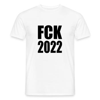 Fck 2022 - T-shirt homme - blanc - Devant - AI Model Male 178 dark (178cm)