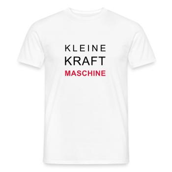 kleine kraftmaschine - Männer T-Shirt - Weiß - Vorne - AI Model Male 178 dark (178cm)