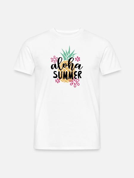 Aloha Summer - T-shirt homme - blanc