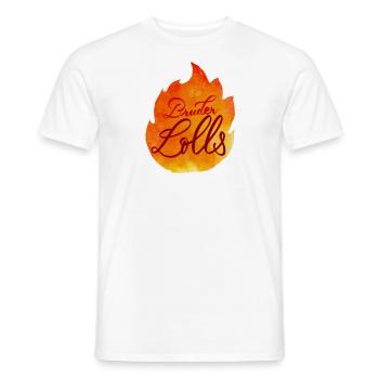 Frère Lolls - T-shirt homme - blanc - Devant - AI Model Male 178 dark (178cm)