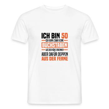 Geburtstagsgeschenk - Männer T-Shirt - Weiß - Vorne - AI Model Male 178 dark (178cm)