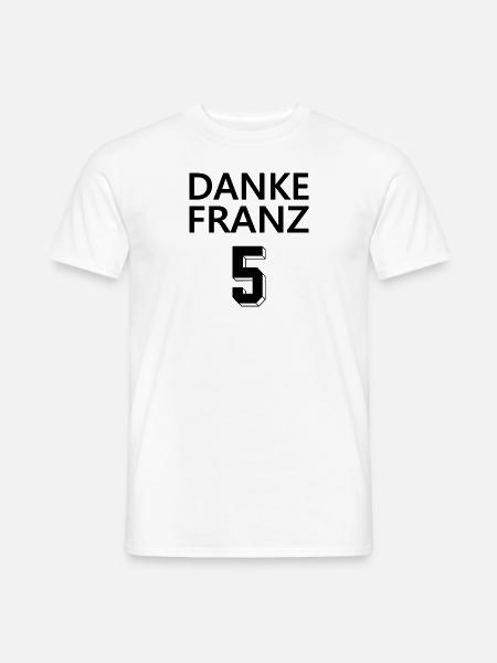 Danke Franz - Männer T-Shirt - Weiß