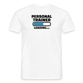 Personal trainer - Men's T-Shirt - white - Front - AI Model Male 178 dark (178cm)