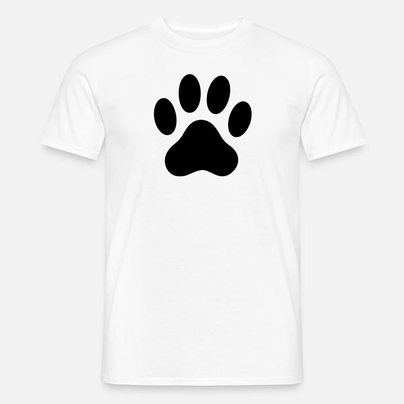 Hunde-Paste - Männer T-Shirt - Weiß