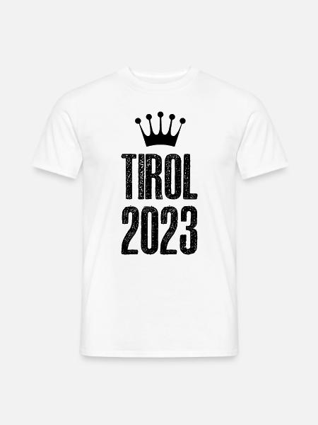 Tyrol 2023 Couronne - T-shirt homme - blanc