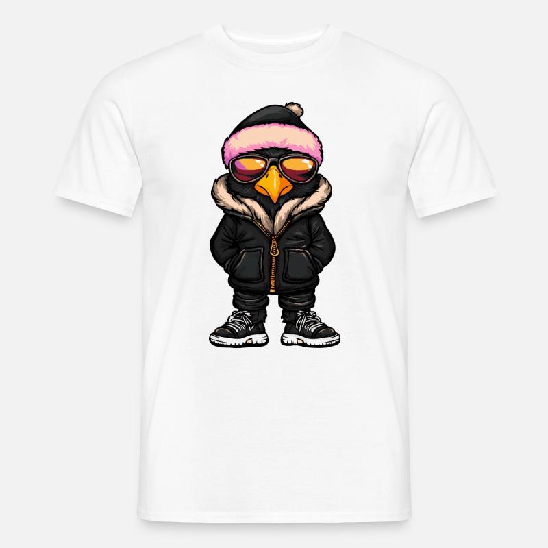 Harpyie Vogel Cool Comic - Männer T-Shirt - Weiß