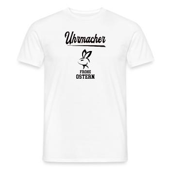 Uhrmacher Ostern Geschenk Uhrmacherei Juwelier - Männer T-Shirt - Weiß - Vorne - AI Model Male 178 dark (178cm)