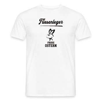 Fliesenleger Ostern Geschenk Fliesenlegerei Chef - Männer T-Shirt - Weiß - Vorne - AI Model Male 178 dark (178cm)