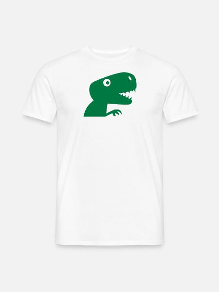 T-Rex - Men's T-Shirt - white