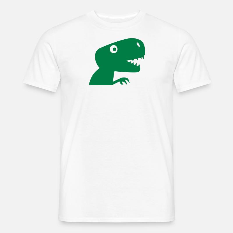 T-Rex - Männer T-Shirt - Weiß
