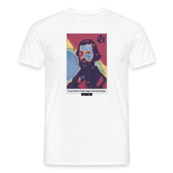 Jules Valles - T-shirt homme - blanc - Devant - AI Model Male 178 dark (178cm)