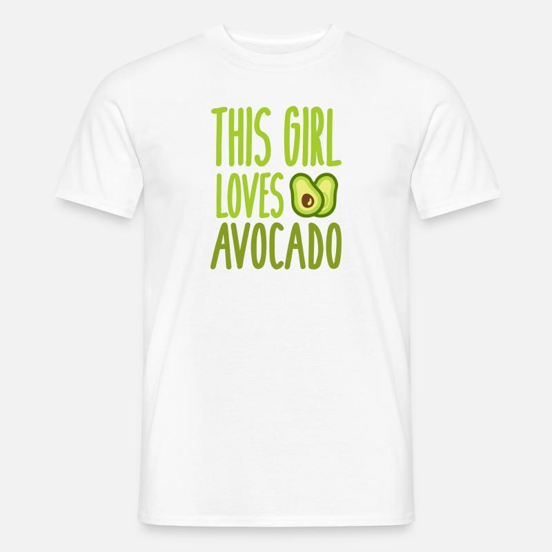 Avocado - Männer T-Shirt - Weiß
