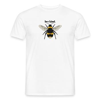 Bee Kind Bumblebee - Men's T-Shirt - white - Front - AI Model Male 178 dark (178cm)