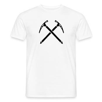 Climber - Men's T-Shirt - white - Front - AI Model Male 178 dark (178cm)