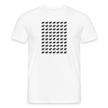 Elk l'autre élan - T-shirt homme - blanc - Devant - AI Model Male 178 dark (178cm)