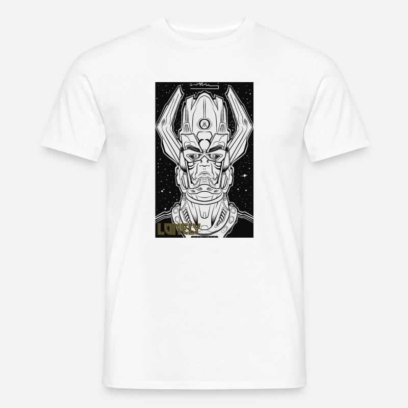 Lonely - Männer T-Shirt - Weiß