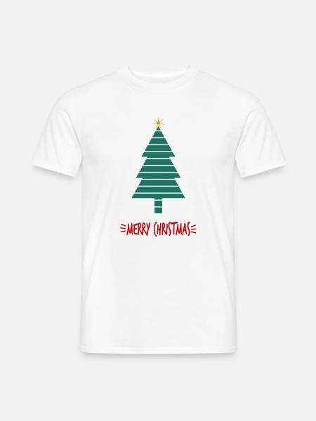 WEIHNACHTEN. FROHE WEIHNACHTEN. FROHE WEIHNACHTEN. WEIHNACHTSMANN - Männer T-Shirt - Weiß