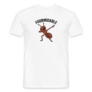 Fourmidable Dab Ant - Men's T-Shirt - white - Front - AI Model Male 178 dark (178cm)
