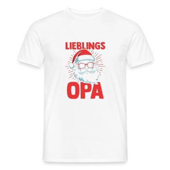 Weihnachtsmann Opa Claus Weihnachten - Männer T-Shirt - Weiß - Vorne - AI Model Male 178 dark (178cm)