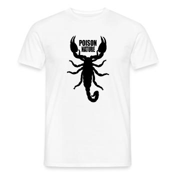 Skorpion - Männer T-Shirt - Weiß - Vorne - AI Model Male 178 dark (178cm)