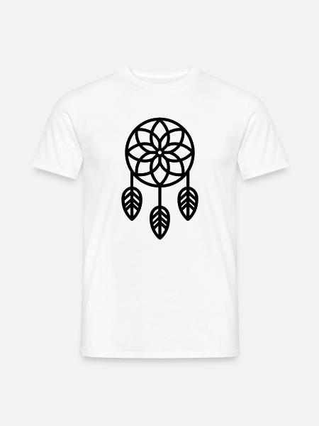 Traumfänger - Männer T-Shirt - Weiß