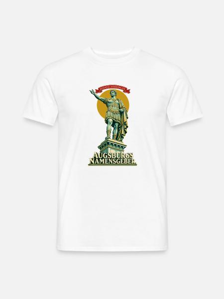 Augustus Augsburgs Namensgeber - Männer T-Shirt - Weiß