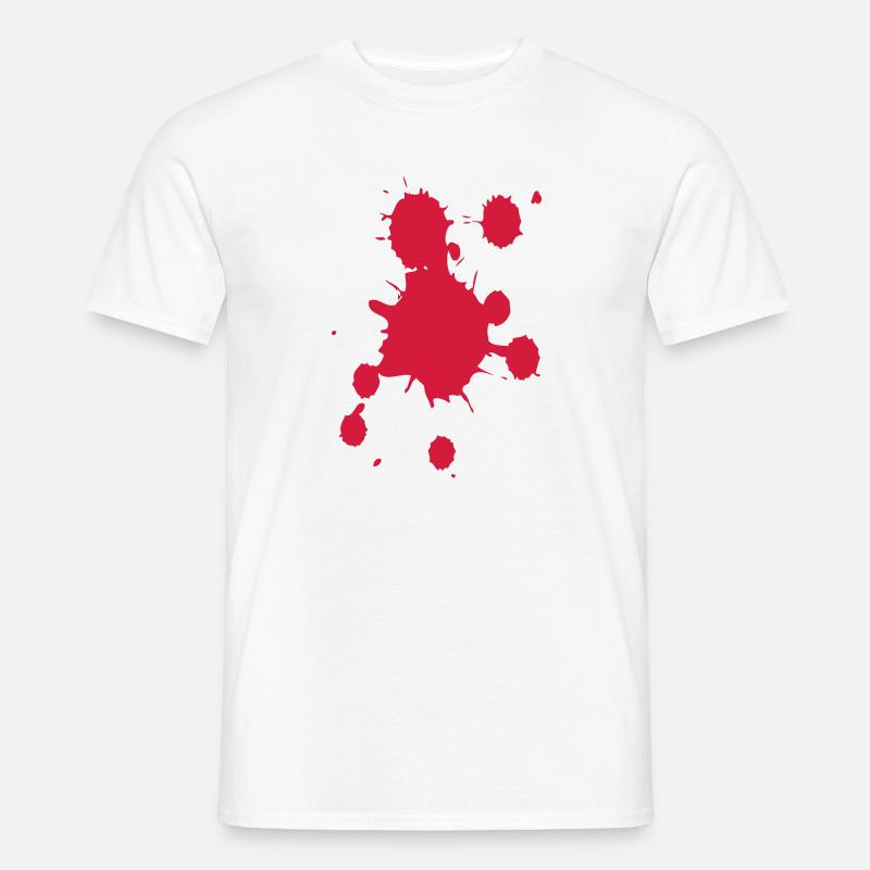 Blood - Männer T-Shirt - Weiß