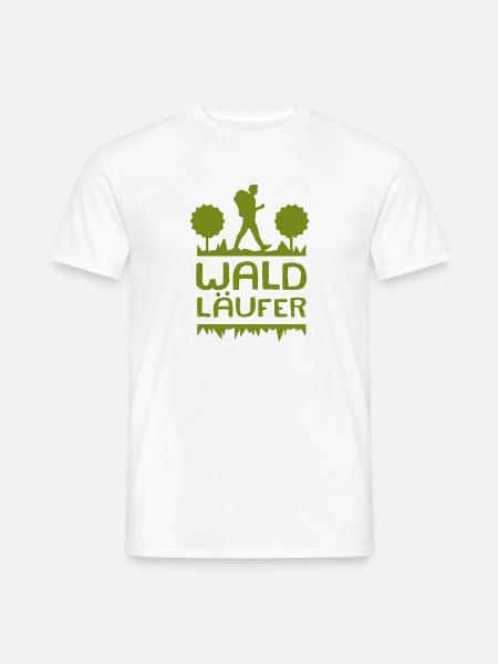 Waldläufer - Männer T-Shirt - Weiß