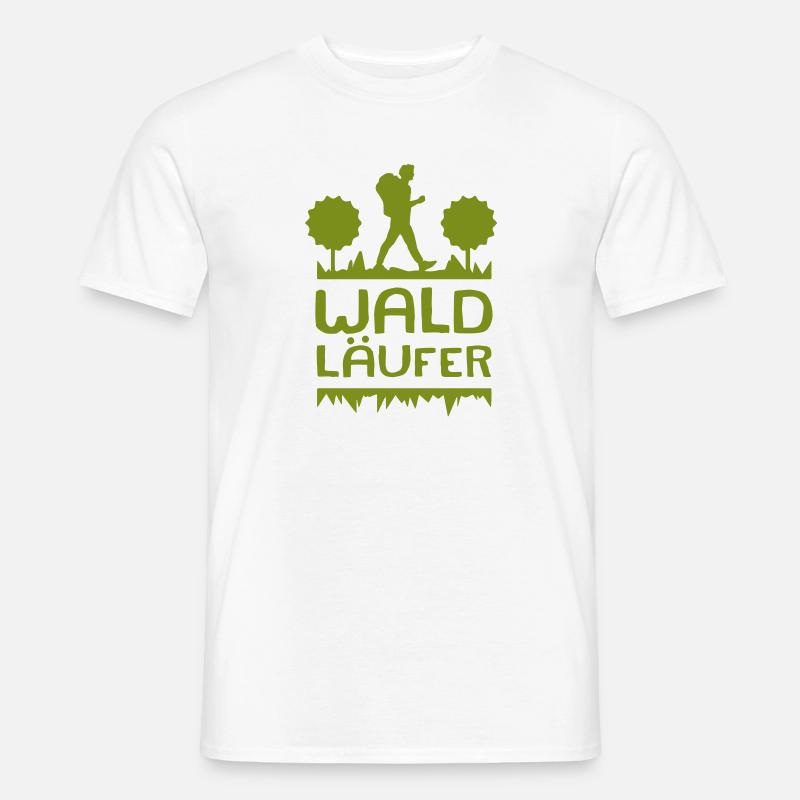 Waldläufer - Männer T-Shirt - Weiß