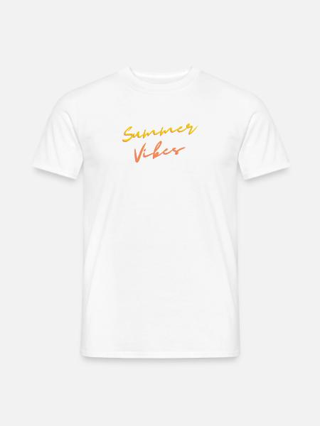 Summer Vibes - Männer T-Shirt - Weiß