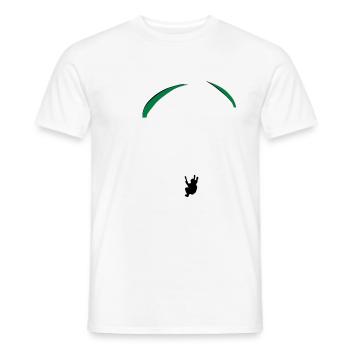 Paraglider - Men's T-Shirt - white - Front - AI Model Male 178 dark (178cm)