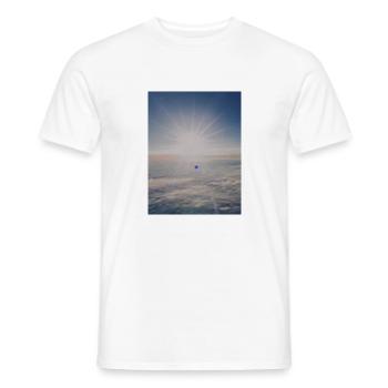 Flugzeug, Wolken, grenzenlose Freiheit T-shirt - Männer T-Shirt - Weiß - Vorne - AI Model Male 178 dark (178cm)