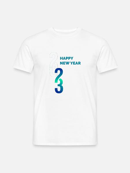 New Year 3 - Männer T-Shirt - Weiß