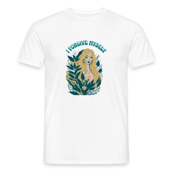 self-acceptance - Men's T-Shirt - white - Front - AI Model Male 178 dark (178cm)