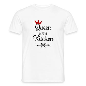 Queen of the Kitchen - Männer T-Shirt - Weiß - Vorne - AI Model Male 178 dark (178cm)