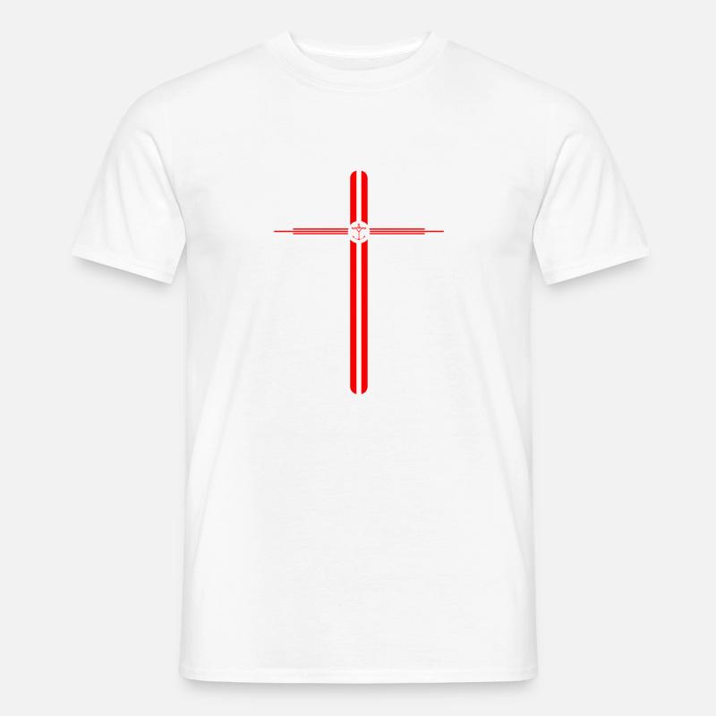 ankerblut Glaube Liebe Hoffnung - Männer T-Shirt - Weiß