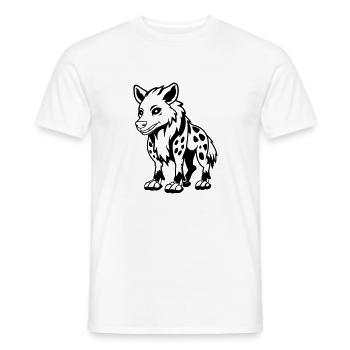 kojote comic - Männer T-Shirt - Weiß - Vorne - AI Model Male 178 dark (178cm)