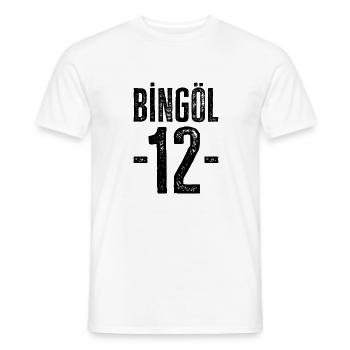 Bingöl 12 – Fierté de la diversité et de la culture - T-shirt homme - blanc - Devant - AI Model Male 178 dark (178cm)
