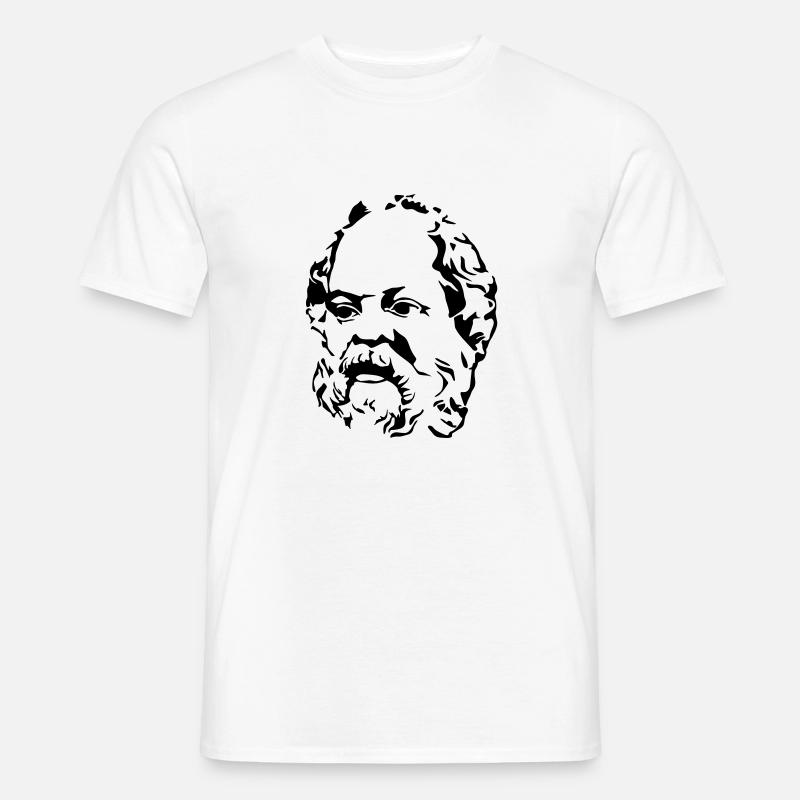 Philosophie - Männer T-Shirt - Weiß