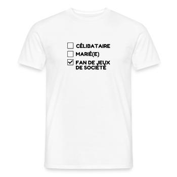 Brettspiel / Spieler / Spiel / Puzzle - Männer T-Shirt - Weiß - Vorne - AI Model Male 178 dark (178cm)