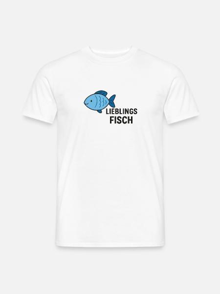 FAVORITE FISH - Men's T-Shirt - white