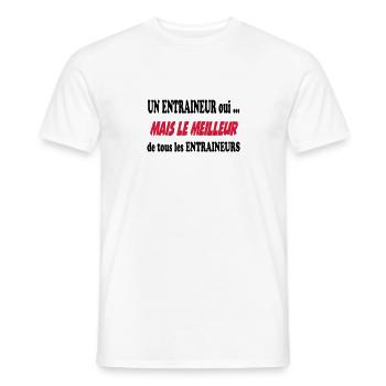 Un entraineur oui ... - Männer T-Shirt - Weiß - Vorne - AI Model Male 178 dark (178cm)