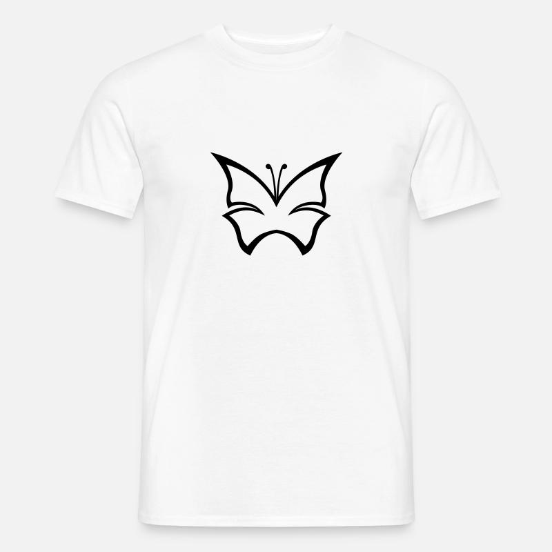 butterfly - Men’s T-shirt - white