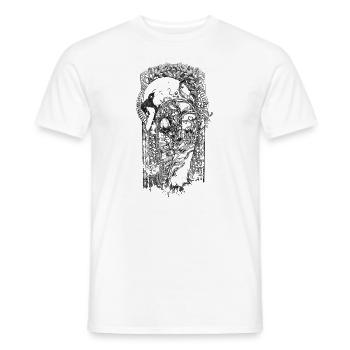 Swan Swan Idée Cadeau - T-shirt homme - blanc - Devant - AI Model Male 178 dark (178cm)
