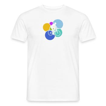 Radfoan Rad Cyclist Cycling - Men's T-Shirt - white - Front - AI Model Male 178 dark (178cm)