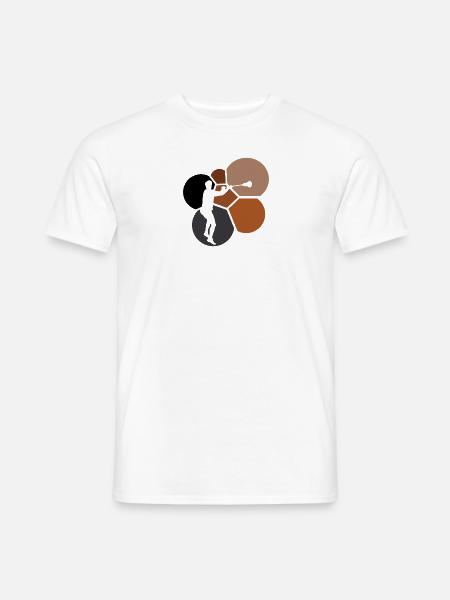Lacrosse Intercrosse field Lacrosseschläger - Männer T-Shirt - Weiß