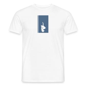 Skateboard Skateboarder Skaten Skateboarder - Männer T-Shirt - Weiß - Vorne - AI Model Male 178 dark (178cm)