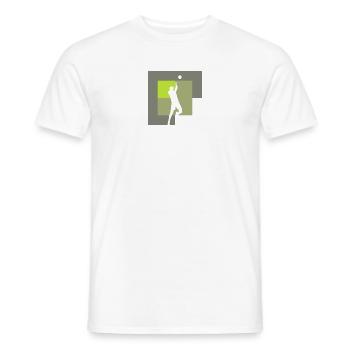 Volleyball Volleyball Player Beach Volleyball - Men's T-Shirt - white - Front - AI Model Male 178 dark (178cm)