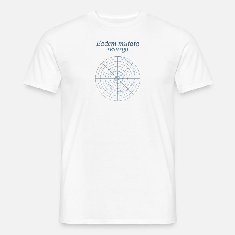 Logarithmische Spirale - Männer T-Shirt - Weiß
